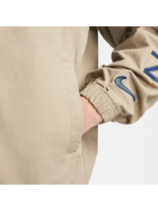 Куртка canvas jacket 'tan' Nike — изображение 3 из 4, бежевый