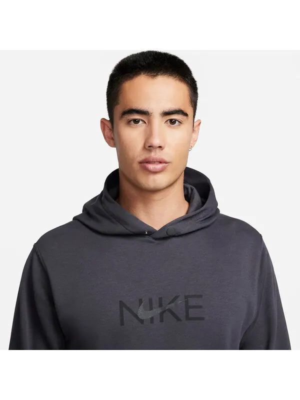 Толстовка sportswear french terry pullover hoodie 'anthracite' Nike — изображение 4 из 4, черный