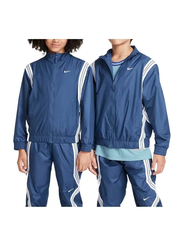 Куртка кроссовер репел баскетбольная куртка Nike — изображение 1 из 2, темно-синий/белый
