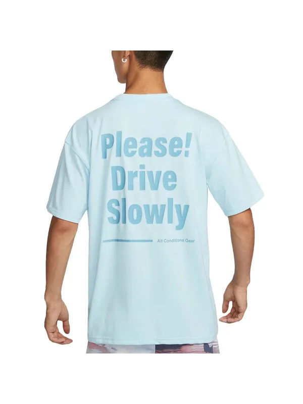 Футболка acg dri fit graphic t shirt asia sizing Nike — изображение 2 из 2, синий