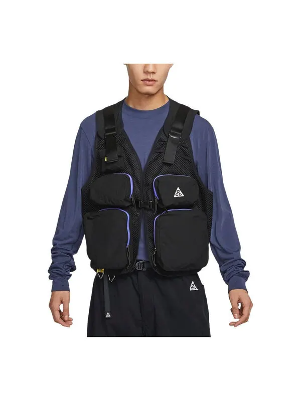 Жилеты acg river drifter жилет asia размеры Nike — изображение 1 из 2, черный/фиолетовый//белый