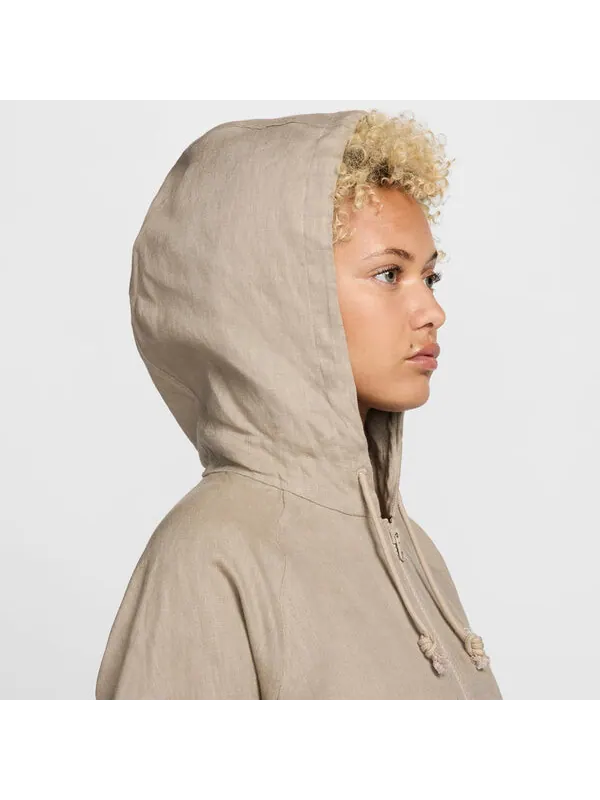 Куртка x stussy льняная куртка с капюшоном Nike — изображение 4 из 4, бежевый/белый