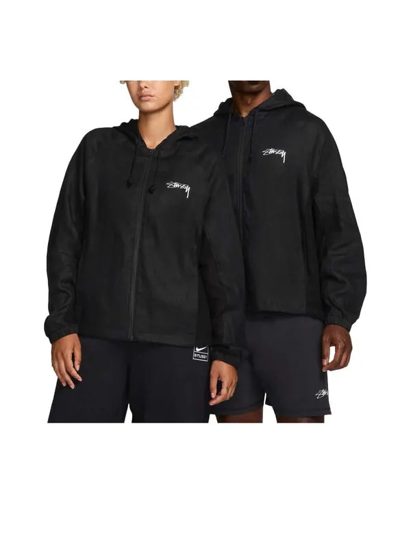 Куртка x stussy льняная куртка-шелк азиатские размеры Nike — изображение 1 из 2, черный