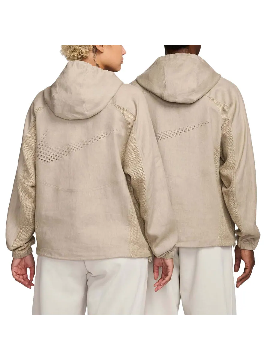 Куртка Nike x Stussy Linen Shell Jacket Asia Sizing 'Chino' — изображение 2 из 2, бежевый