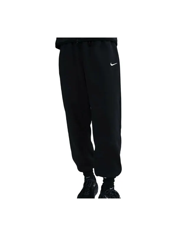 Брюки sportswear phoenix fleece high waisted oversized sweatpants asia sizing 'black' Nike — изображение 1 из 1, черный