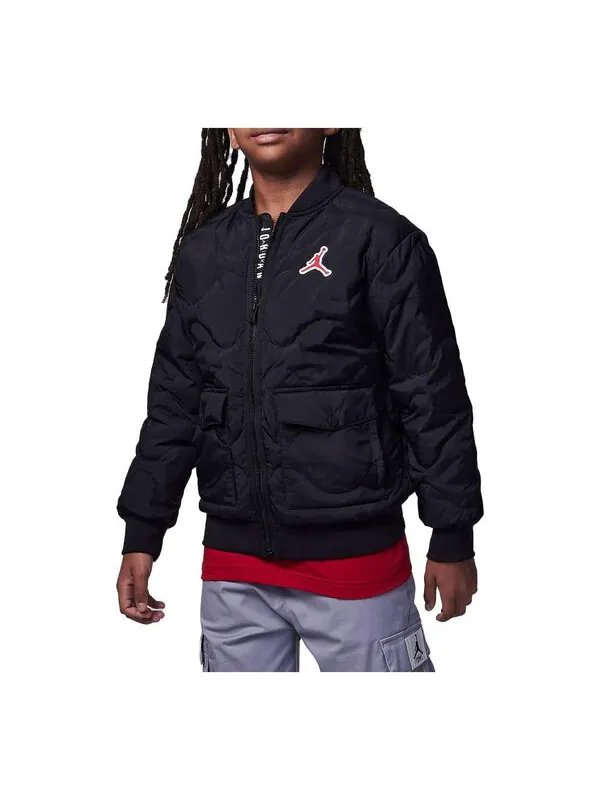 Куртка (PS) Air Jordan Quilted Liner Jacket 'Black' — изображение 1 из 4, черный