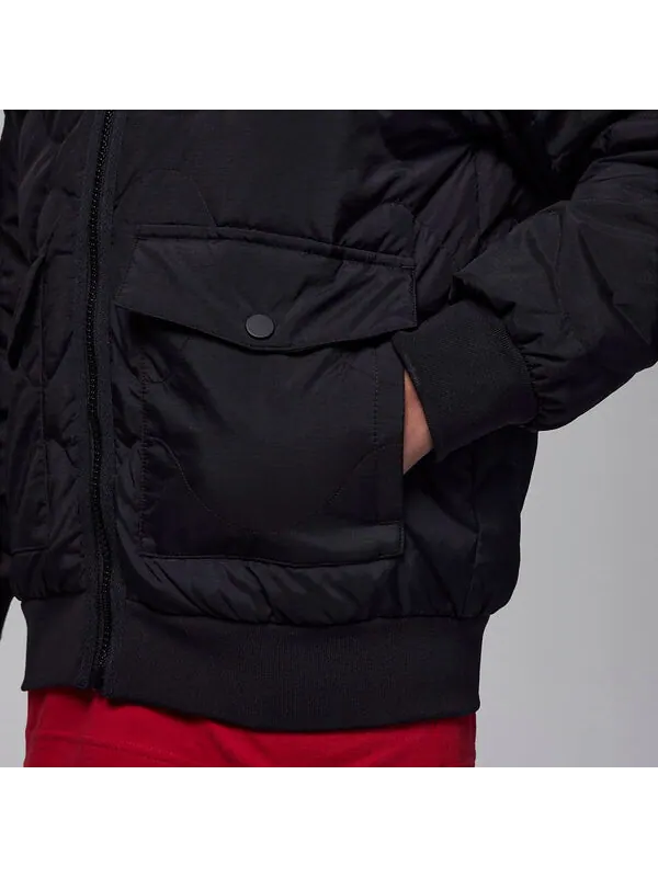 Куртка (PS) Air Jordan Quilted Liner Jacket 'Black' — изображение 2 из 4, черный