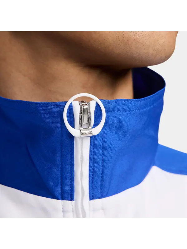 Куртка brazil 1998 reissue football replica tracksuit jacket 'white lyon blue' Nike — изображение 3 из 4, белый/синий