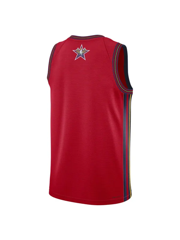 Футболка dri-fit nba 2025 all-star weekend team 1 swingman jersey Air Jordan — изображение 2 из 2, красный