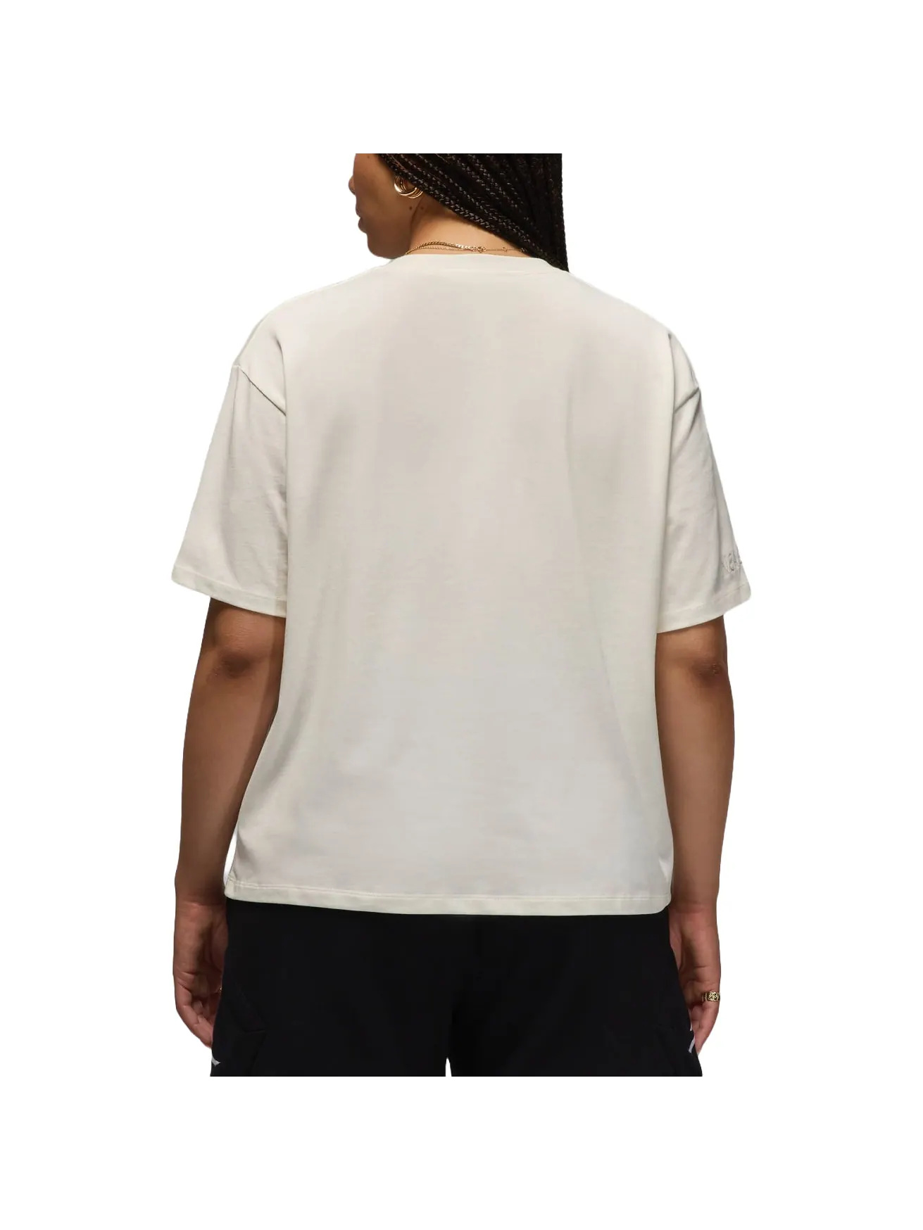 Футболка Air Jordan x Nina Chanel Abney T-shirt Asia Sizing 'Sail' — изображение 2 из 2, бежевый