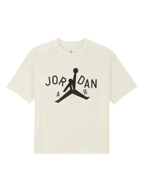 Футболка x nina chanel abney tee 'cream' Air Jordan — изображение 1 из 4, белый/черный