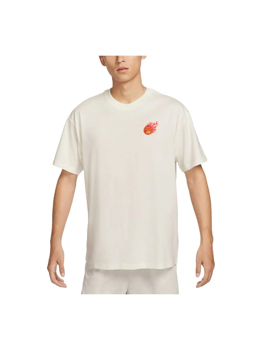 Футболка Nike Max90 Basketball T-Shirt Asia Sizing 'Sail' — изображение 1 из 2, бежевый