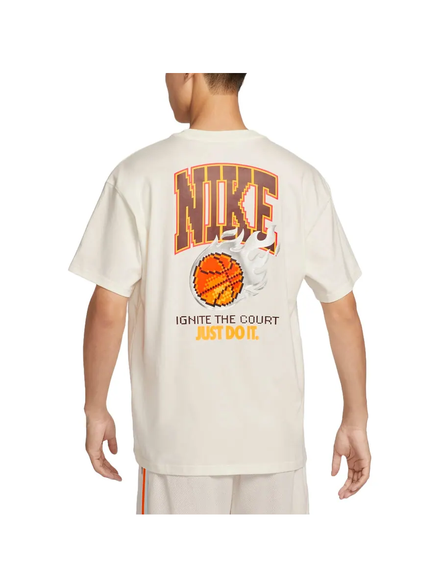Футболка Nike Max90 Basketball T-Shirt Asia Sizing 'Sail' — изображение 2 из 2, бежевый