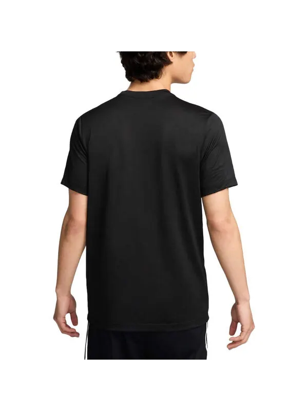 Футболка Dri Fit баскетбольная футболка с рисунком азиатские размеры Nike — изображение 2 из 2, черный