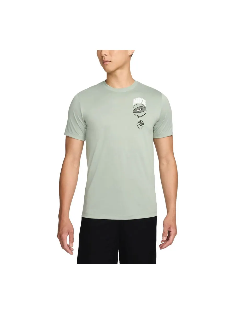 Футболка Nike Dri-FIT Basketball T-shirt Asia Sizing 'Jade Horizon' — изображение 1 из 2, зеленый