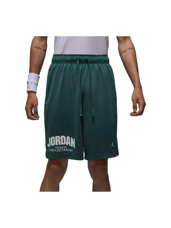 Шорты спортивные dri fit графические шорты азиатские размеры Air Jordan — изображение 1 из 2, зеленый/белый