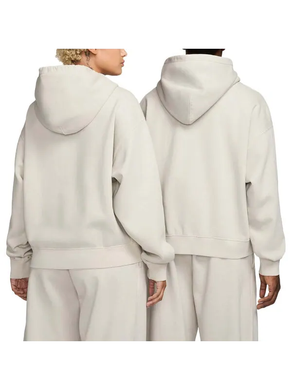 Куртка x stussy пигментный окрашенный флисовый капюшон на молнии азиатские размеры Nike — изображение 2 из 2, костяной белый