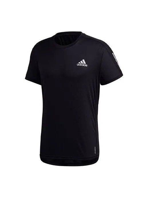 Футболка adidas Environmental Friendly Running Short Sleeve Black — изображение 1 из 4, черный