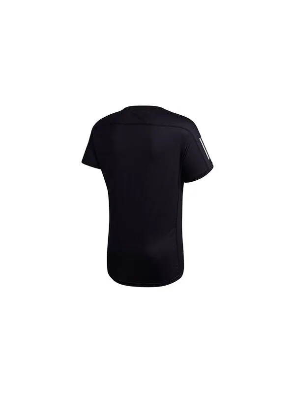 Футболка adidas Environmental Friendly Running Short Sleeve Black — изображение 2 из 4, черный