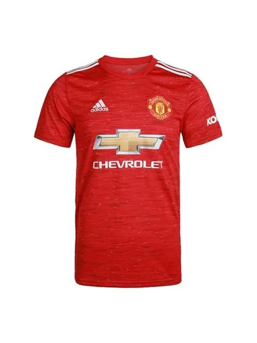 Футболка manchester united 20 21 домашняя майка красная Adidas — изображение 1 из 4, красный
