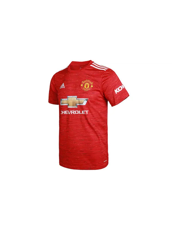 Футболка manchester united 20 21 домашняя майка красная Adidas — изображение 3 из 4, красный