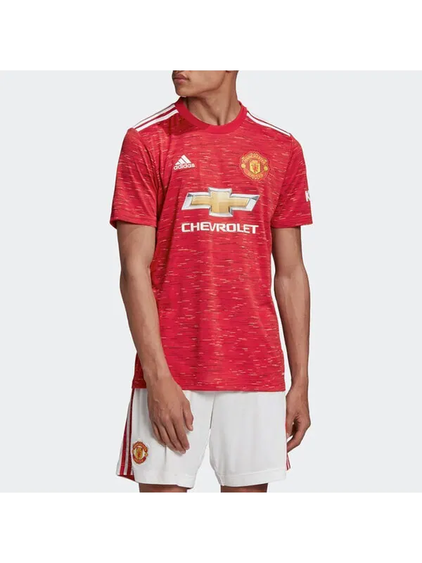 Футболка manchester united 20 21 домашняя майка красная Adidas — изображение 4 из 4, красный