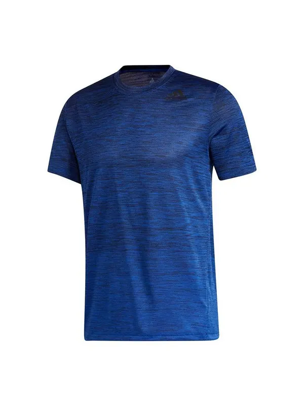 Футболка gradient tee sports crew-neck short sleeve blue Adidas — изображение 1 из 4, синий