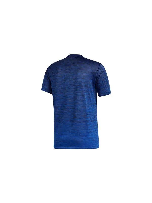 Футболка gradient tee sports crew-neck short sleeve blue Adidas — изображение 2 из 4, синий