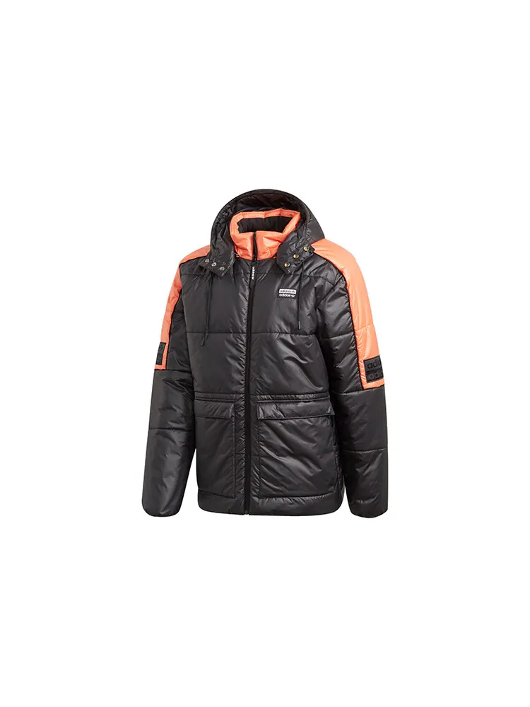 Куртка Adidas Originals R.y.v. Padded Stay Warm Colorblock Sports mid-length Hooded — изображение 1 из 6, черный