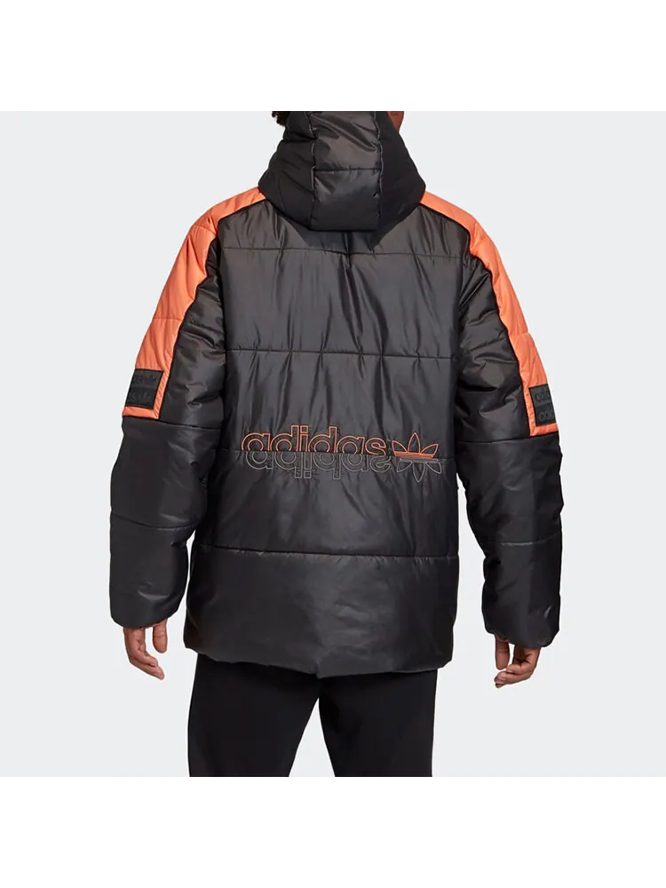 Куртка Adidas Originals R.y.v. Padded Stay Warm Colorblock Sports mid-length Hooded — изображение 4 из 6, черный