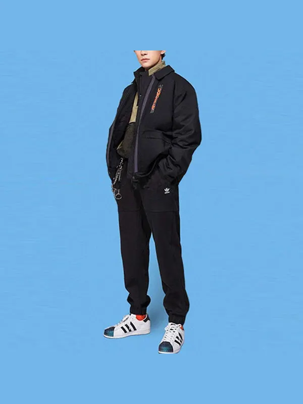 Куртка adidas originals PT3 JKT Lamb Wool Jacktet Men Black — изображение 3 из 3, черный