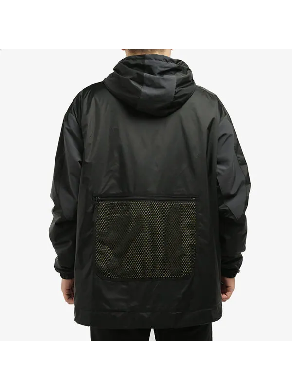 Куртка adidas originals Pt3 Hd Pf Jkt Athleisure Casual Sports Windproof Wear-resistant Hooded — изображение 4 из 4, черный