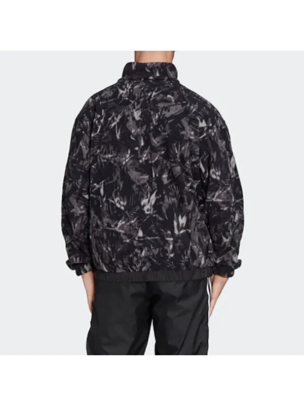 Куртка adidas originals Polar Fleece AOP Jacket For Men Black — изображение 4 из 4, черный