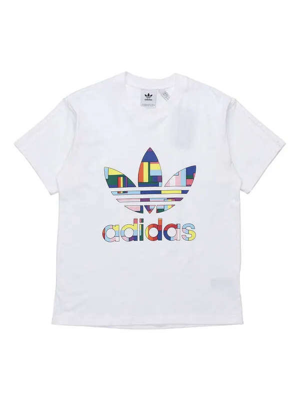 Футболка originals flag lag fill tee sports short sleeve white Adidas — изображение 1 из 4, белый