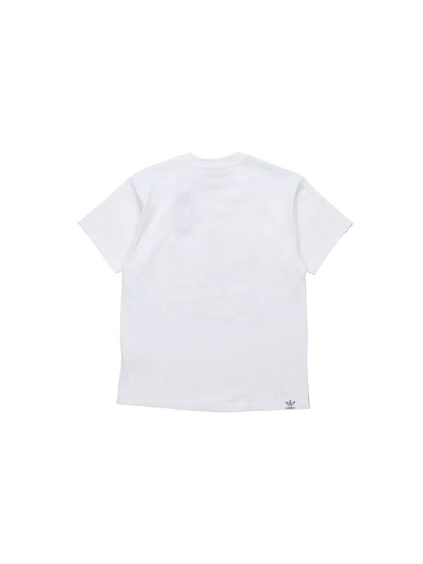 Футболка originals flag lag fill tee sports short sleeve white Adidas — изображение 2 из 4, белый