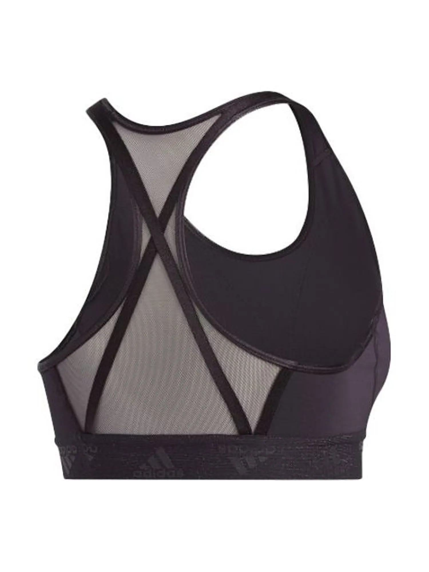 Бюстгальтер (WMNS) adidas Don't Rest Badge of Sport Glam-On Bra 'Purple' — изображение 2 из 3, фиолетовый