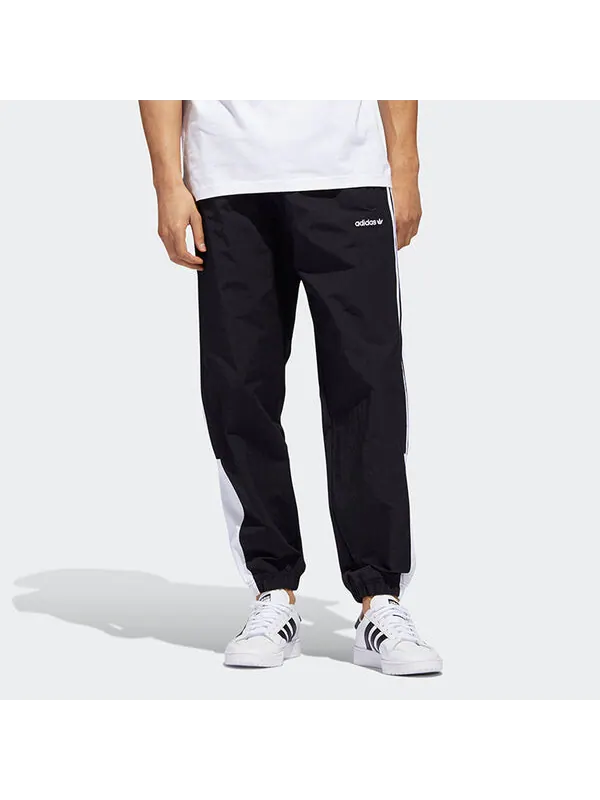 Спортивные штаны adidas originals GLOBE TP Casual Sports Long Pants Black — изображение 3 из 4, черный