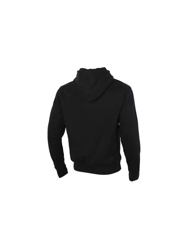 Толстовка adidas originals Colorblock logo Printing Fleece Lined hooded Pullover Black — изображение 2 из 4, черный