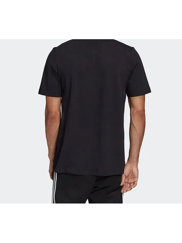 Футболка originals casual sports short sleeve polo shirt black Adidas — изображение 4 из 4, черный