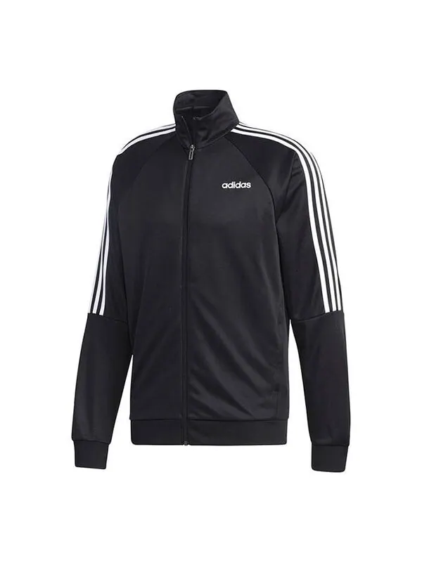 Куртка adidas Soccer/Football Training Sports Windproof Stand Collar Jacket Black — изображение 1 из 4, черный