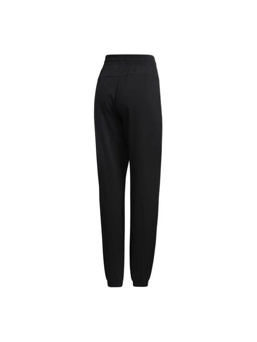 Спортивные брюки (WMNS) adidas Essentials Plain Pants 'Black' — изображение 2 из 3, черный