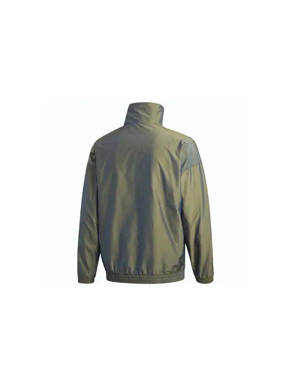 Куртка adidas originals Rainbow Cardigan Sports Zipper Jacket Metallic Green — изображение 2 из 4, золотисто-зеленый