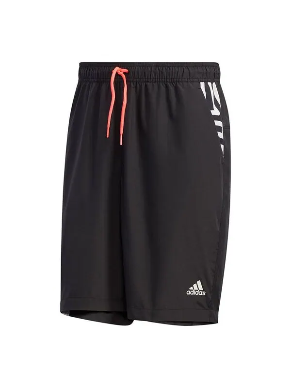 Шорты tyo wv sh m повседневные спортивные шнуровки дышащие шорты Adidas — изображение 1 из 4, черный