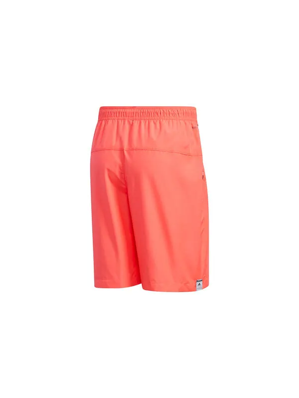 Шорты tyo wv sh m casual sports lacing breathable shorts pink red Adidas — изображение 2 из 4, красный