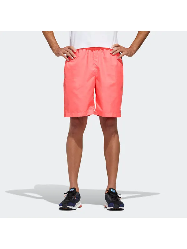 Шорты tyo wv sh m casual sports lacing breathable shorts pink red Adidas — изображение 3 из 4, красный