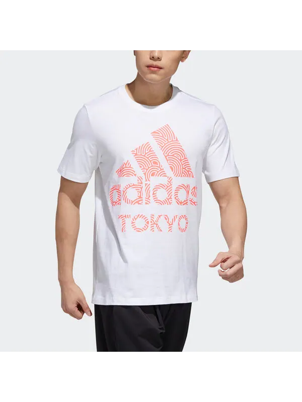 Футболка tokyo pack футболка с коротким рукавом Adidas — изображение 4 из 4, белый