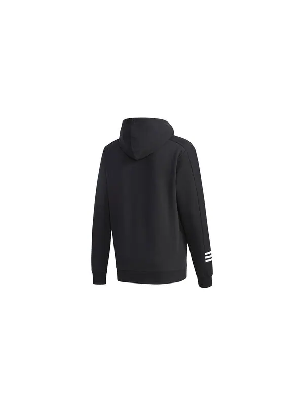Толстовка adidas Sports Casual Hooded Sweater Men Black — изображение 2 из 4, черный