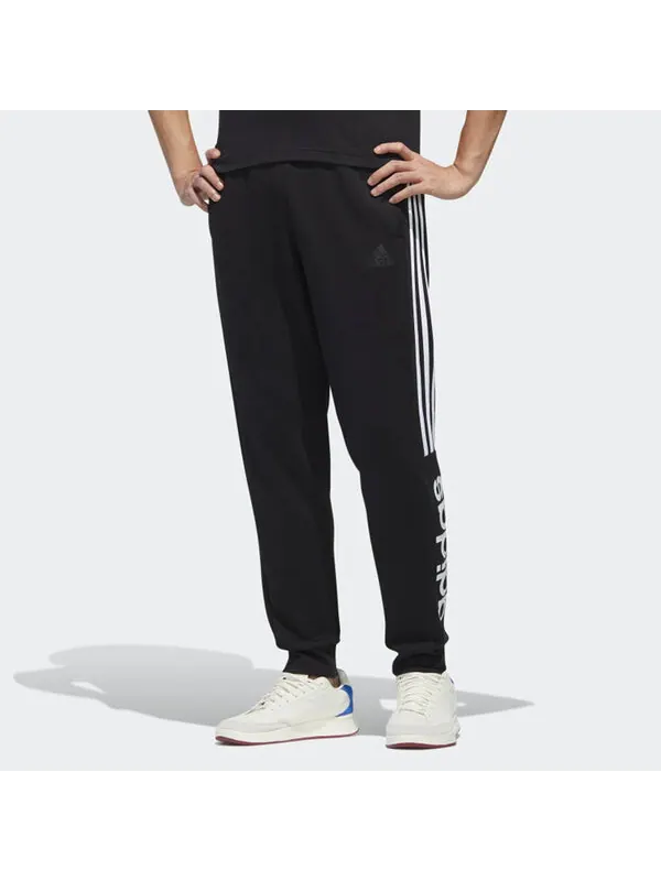 Спортивные штаны adidas Warm Windproof Loose Casual Sports Trousers Men's Black — изображение 3 из 4, черный