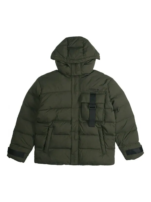 Пуховик adidas originals Utility Duck Down Winter Jacket Green — изображение 1 из 4, зеленый