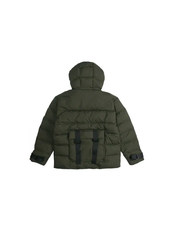 Пуховик adidas originals Utility Duck Down Winter Jacket Green — изображение 2 из 4, зеленый